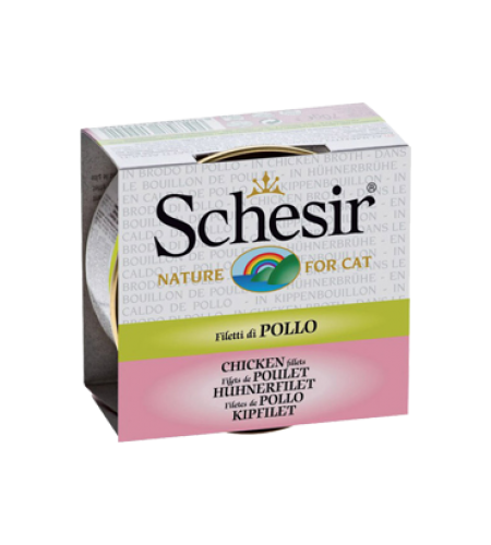 SCHESIR GATO FILETE DE FRANGO EM CALDO DE FRANGO 70GR